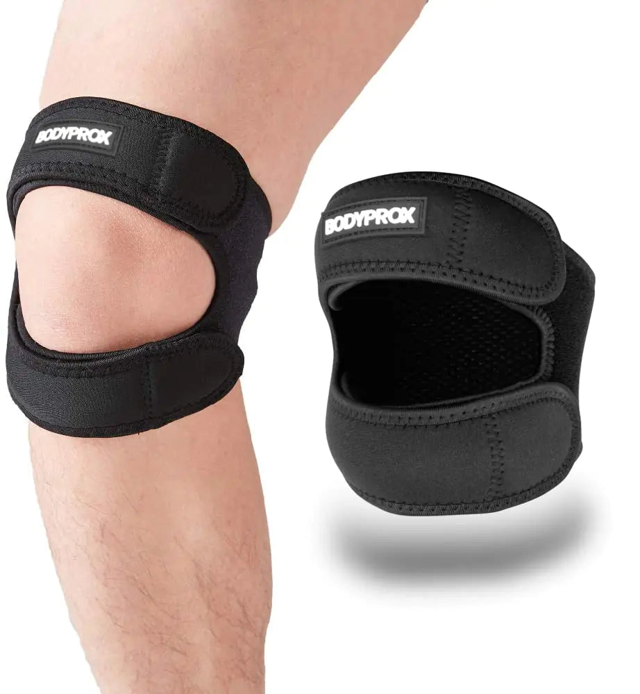 Bodyprox Patellar Tendon Support Strap (Small/Medium) Knee Pain Relief Adjustable Neoprene Knee Strap for Running Arthritis Jumper Tennis Injury Recovery